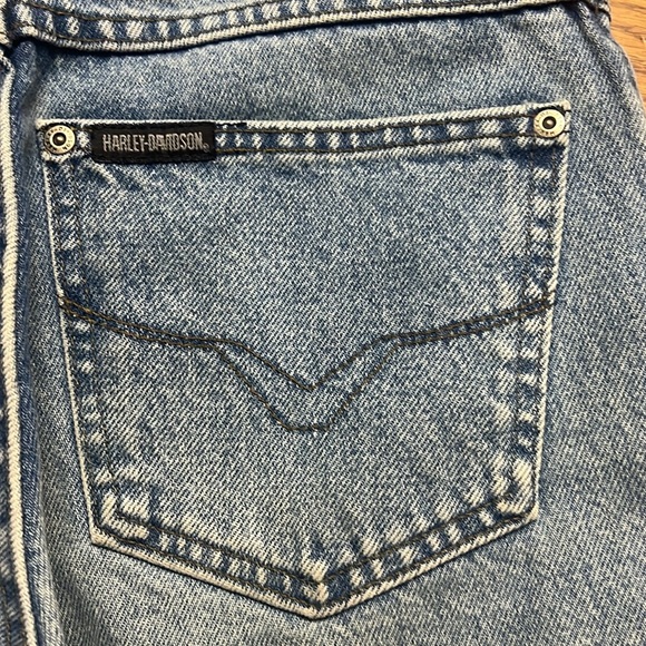 Women’s Harley Davidson Denim size 4 Long bootcut - Picture 6 of 7